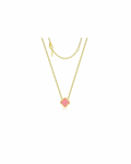 Collar Trébol Rosado