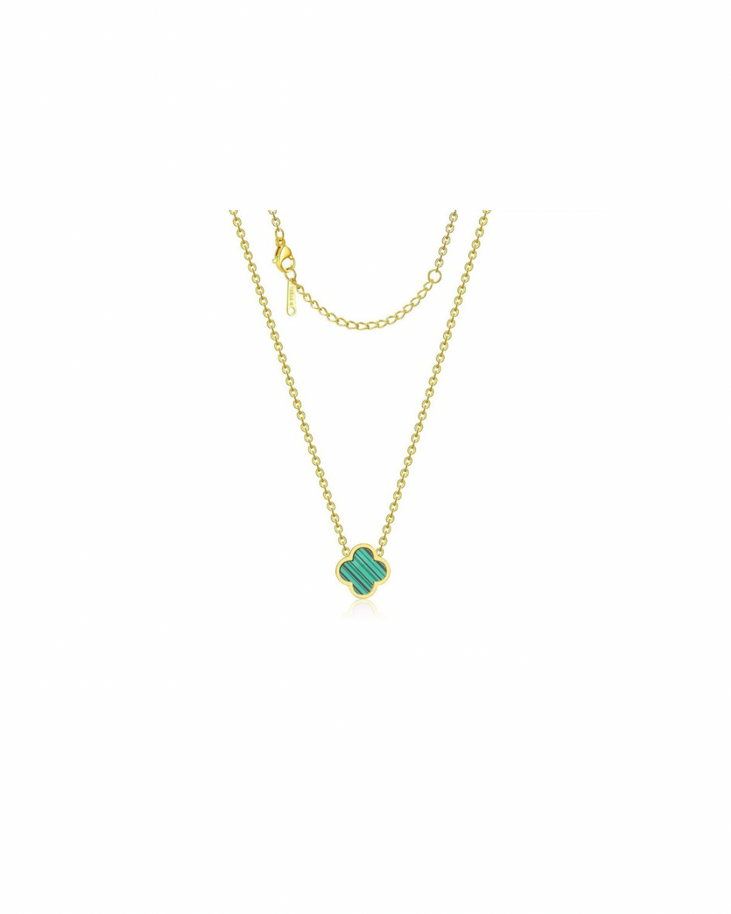 Collar Trébol Verde