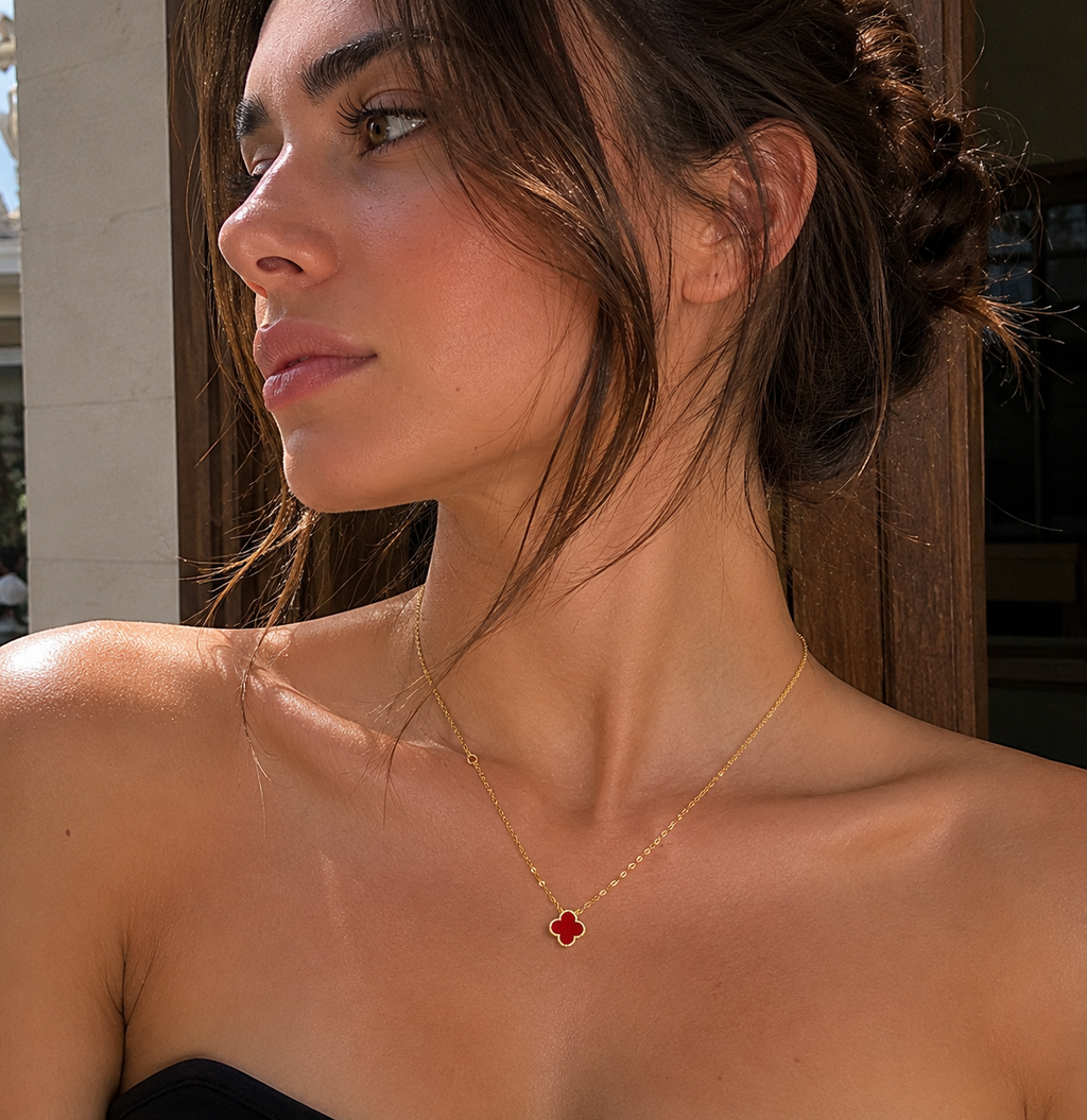 Red Clover Necklace