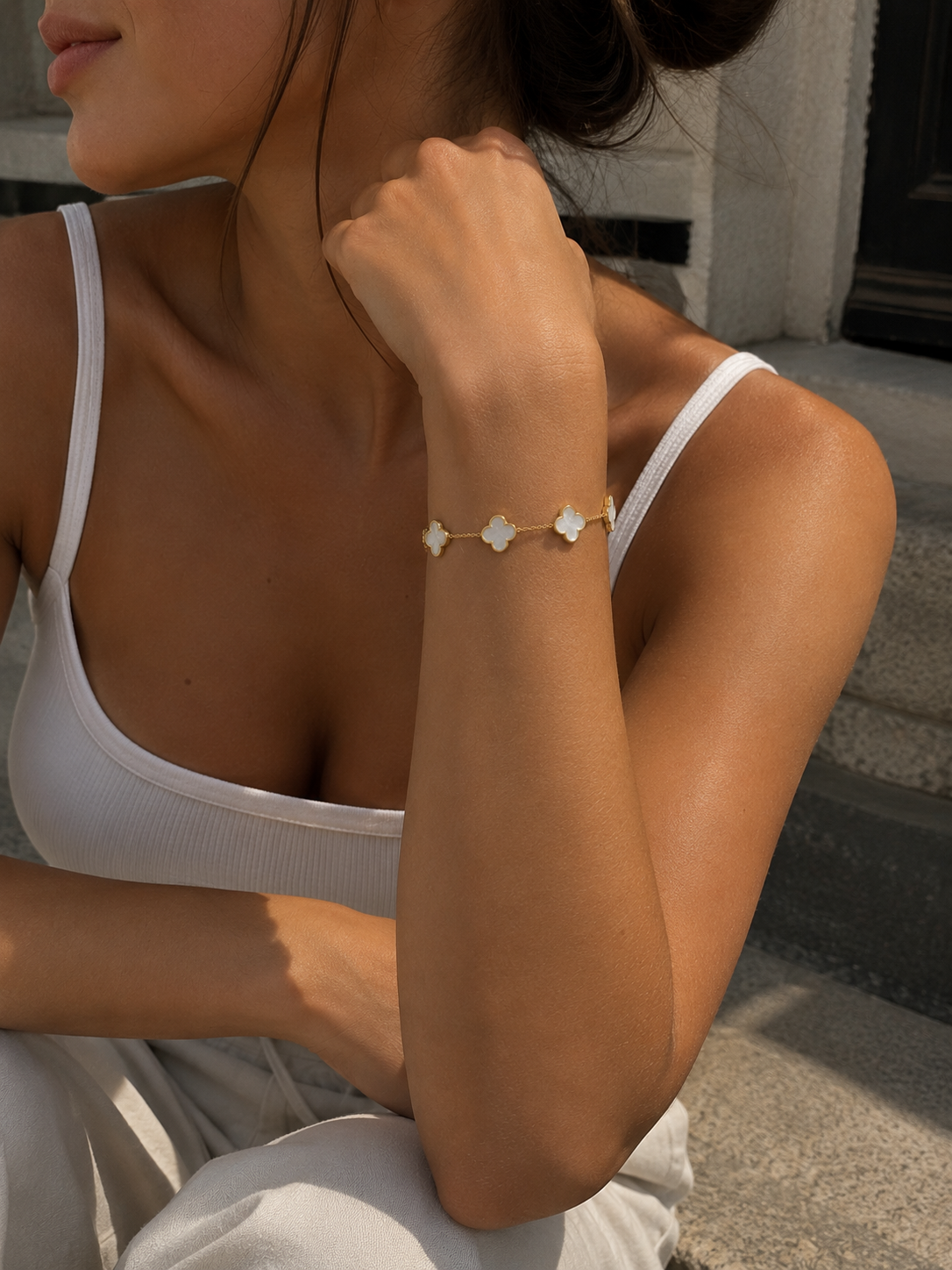White Clover Armband