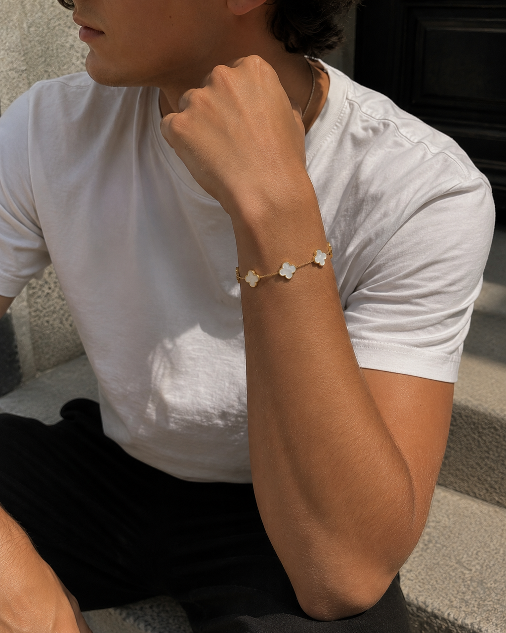 White Clover Bracelet