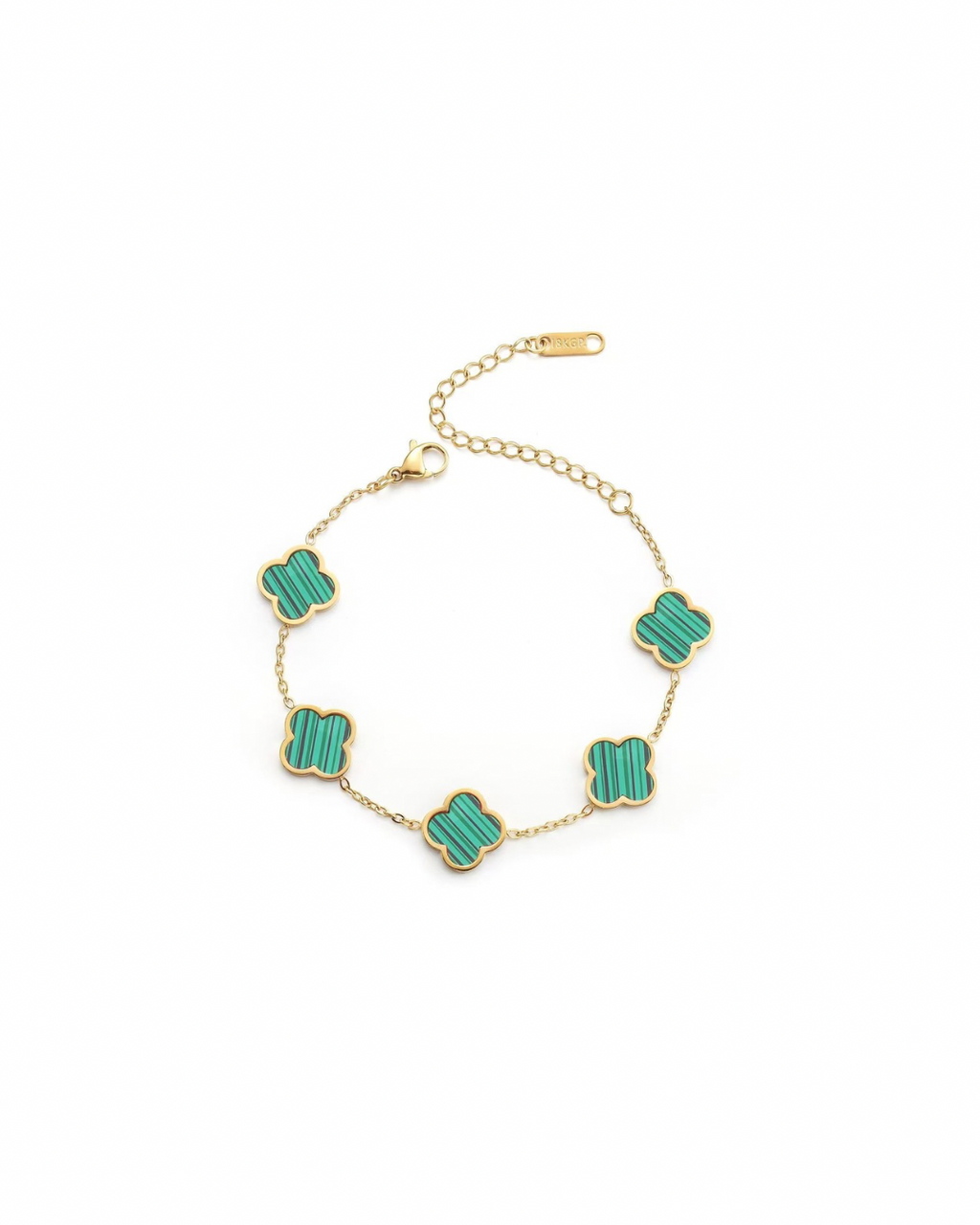 Turquoise Clover Armband