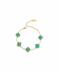 Turquoise Clover Armband