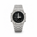 Who Cares – Silver & Black Watch