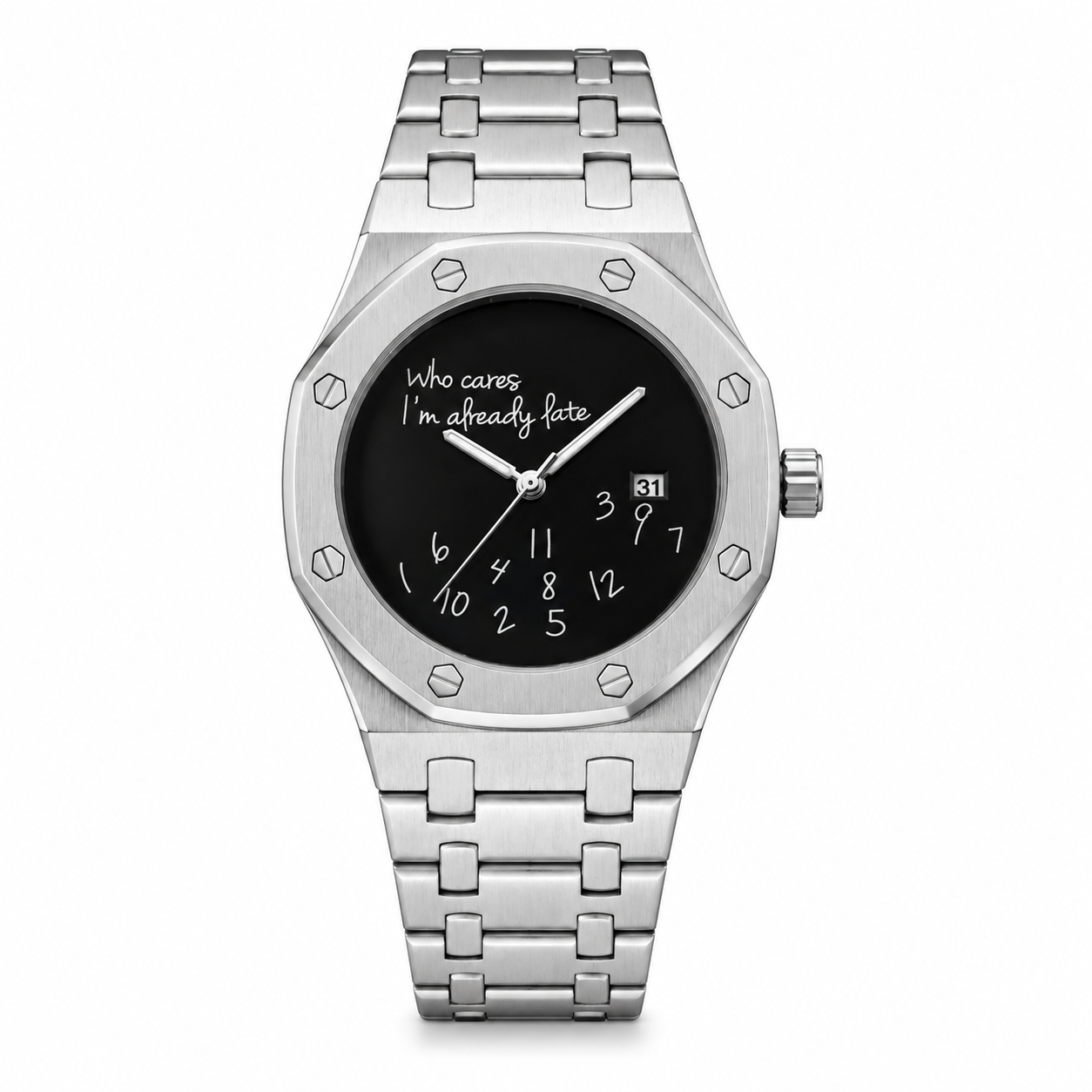 Silver-Black