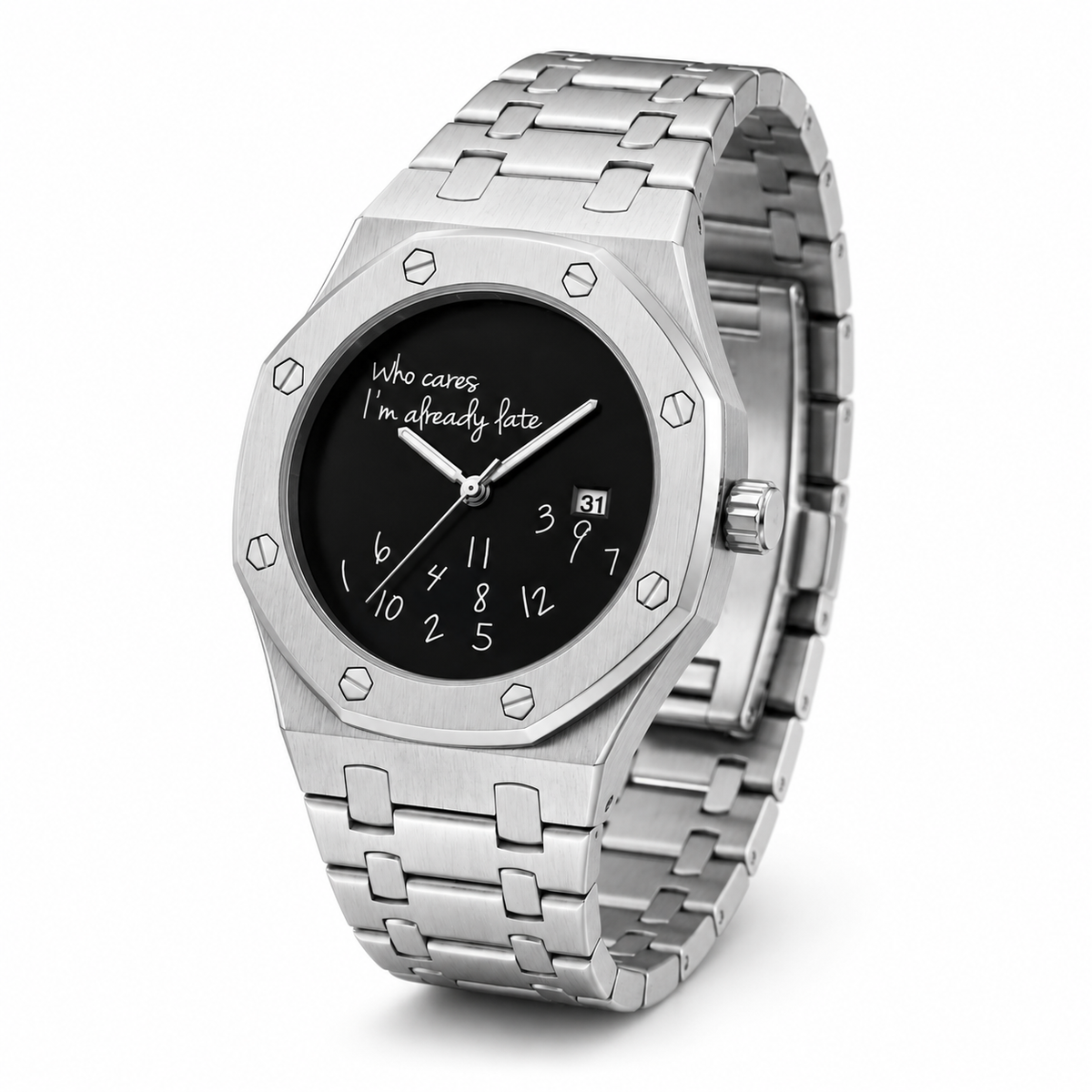 Silver-Black